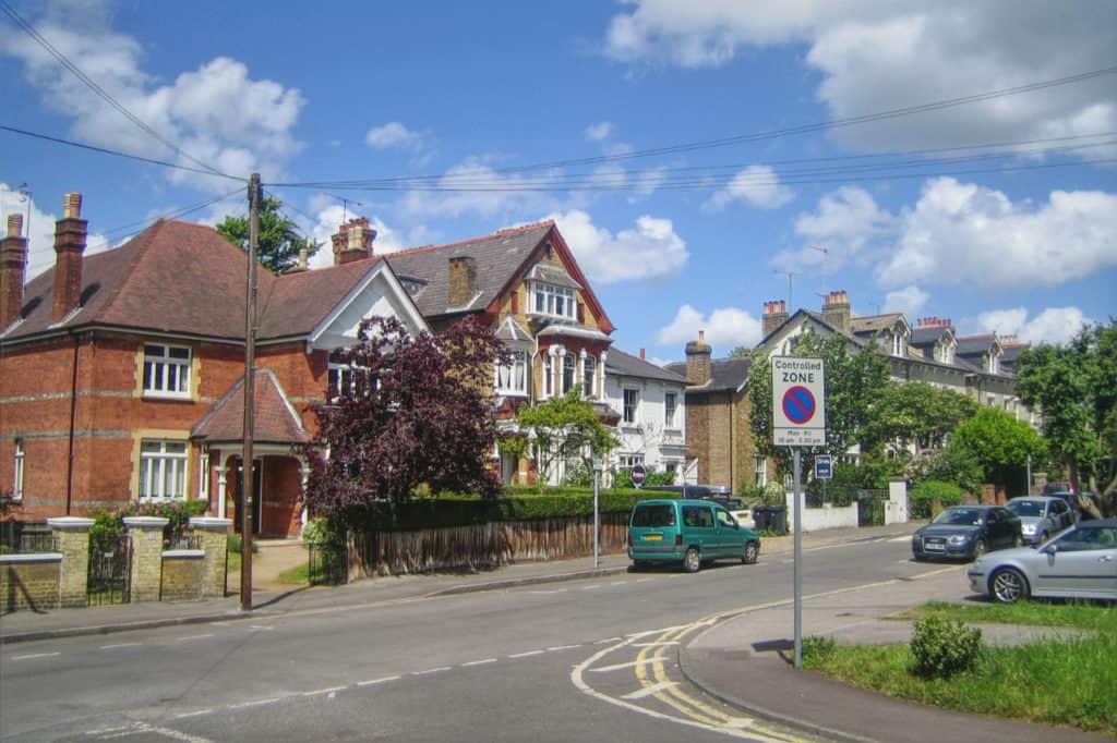 The original house on the site.