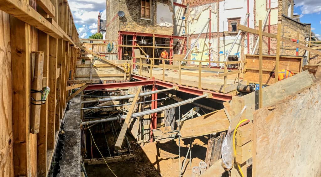 Harbord Street basement excavation