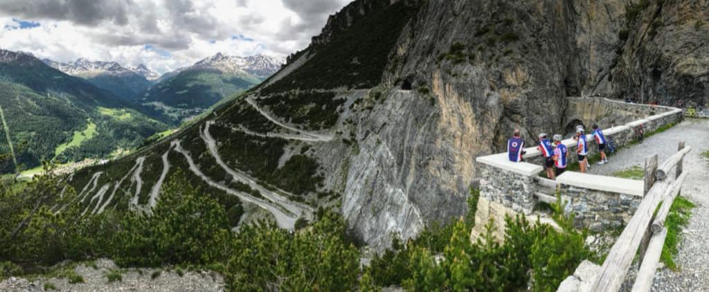 View of the Gavia Pass