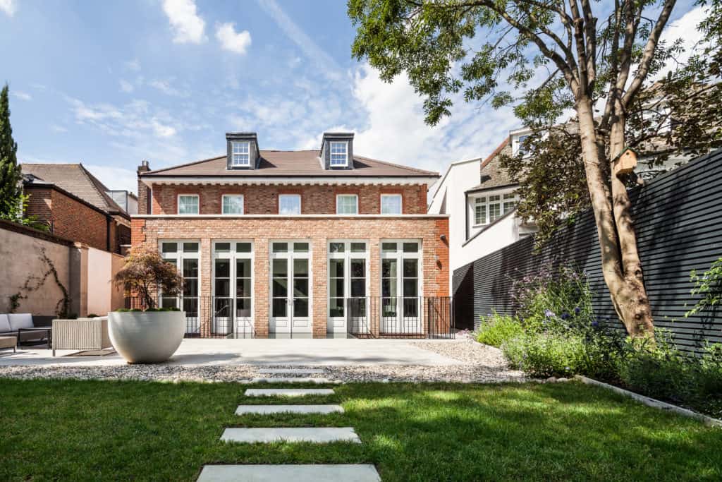 Modern garden in St. John's Wood