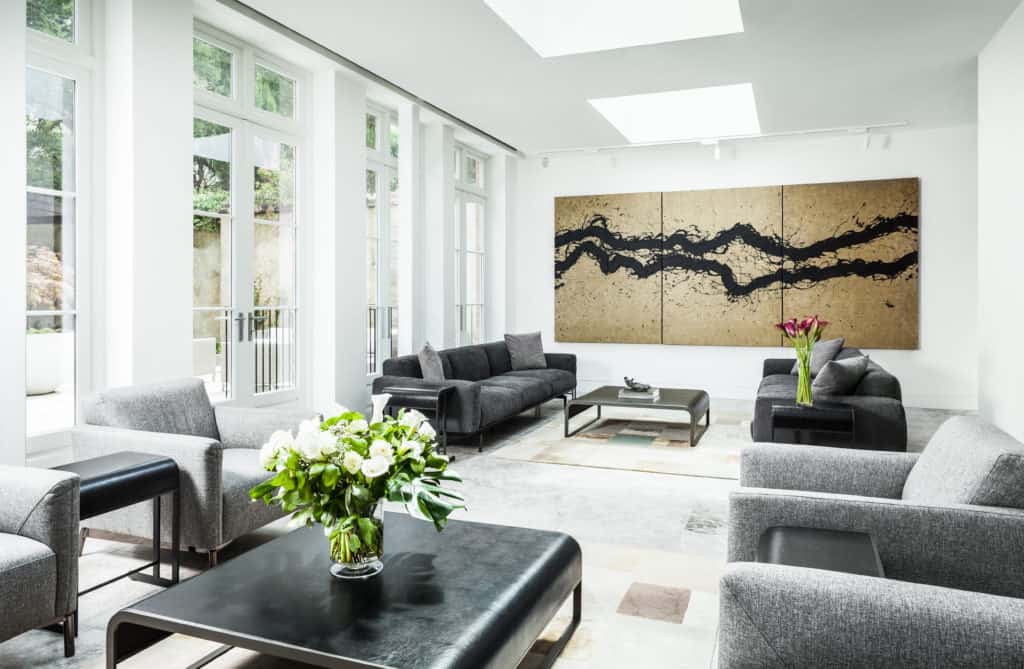 Contemporary living room in St. John's Wood