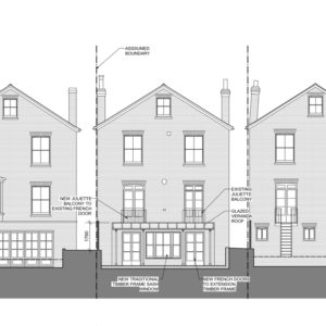 Planning approval for extension in St. Matthias Conservation Area, Richmond