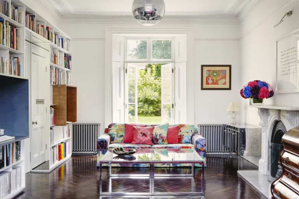 Victorian living room restoration in London