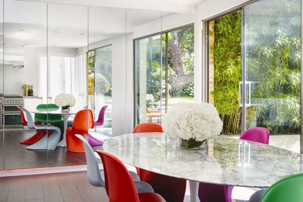 Kitchen storage solution by Dyer Grimes Architecture in London