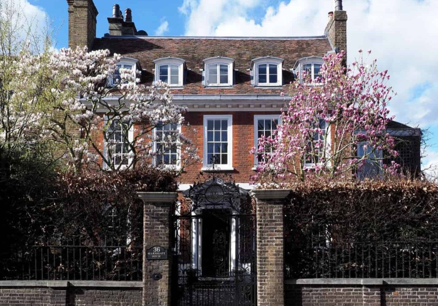 Front elevation of Marshgate House in Richmond, Surrey