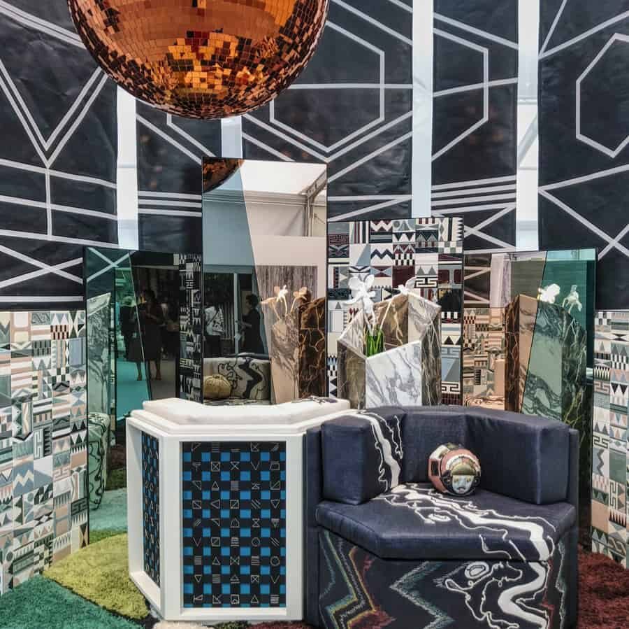 Maximalism interior design trend at Decorex