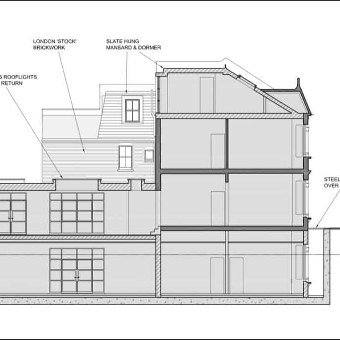 Planning permission for full plan basement in Fulham Conservation Area